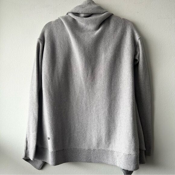 Lululemon Wrap It Up Sweater in light grey - Picture 6 of 11